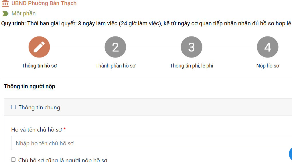 Cấp số nhà online