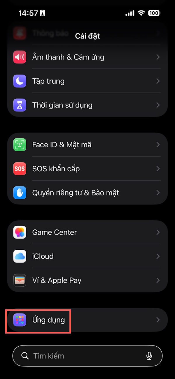 Ứng dụng trên iPhone