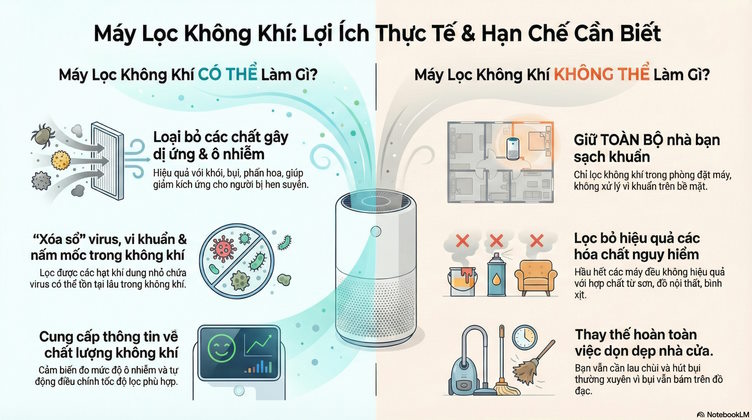 Ưu nhược điểm của máy lọc không khí