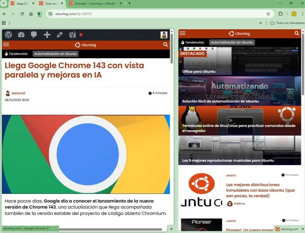 Chế độ xem Split View