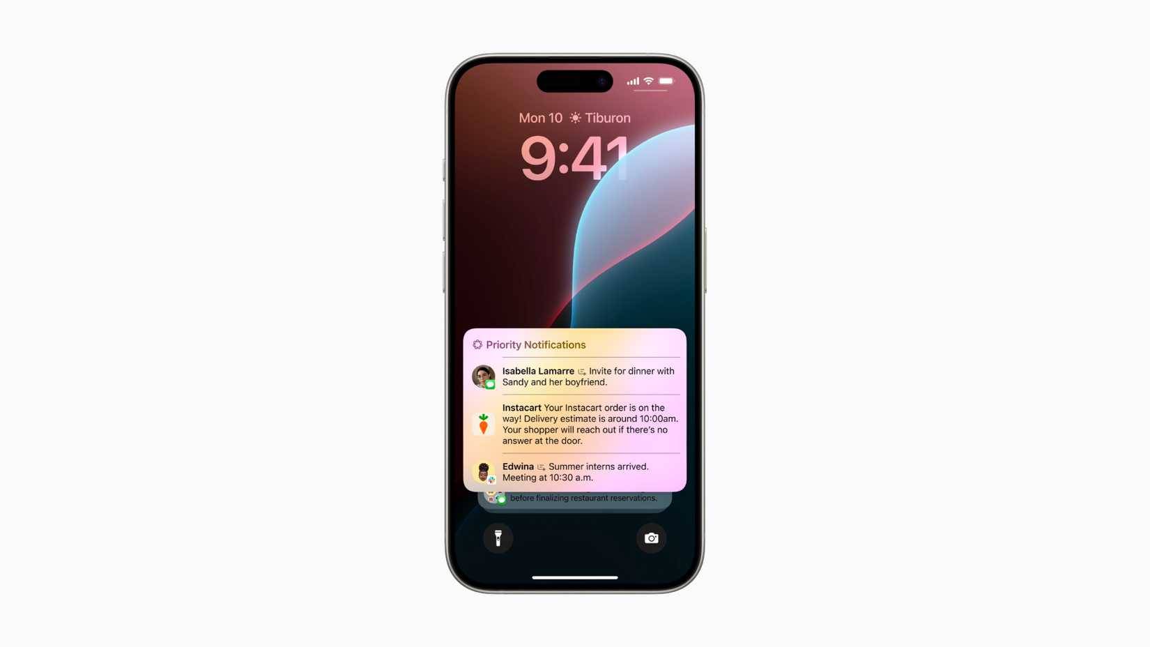 Priority Notifications trên iPhone thông qua AI