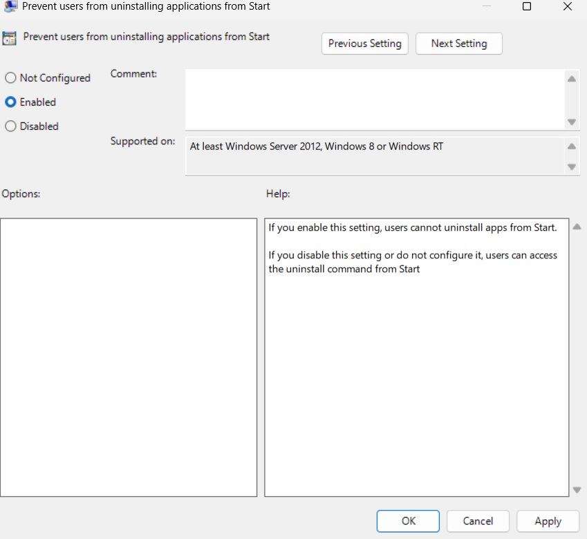Bỏ gỡ ứng dụng từ Start menu