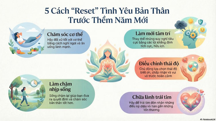 Tổng kết cách reset bản thân đón năm mới