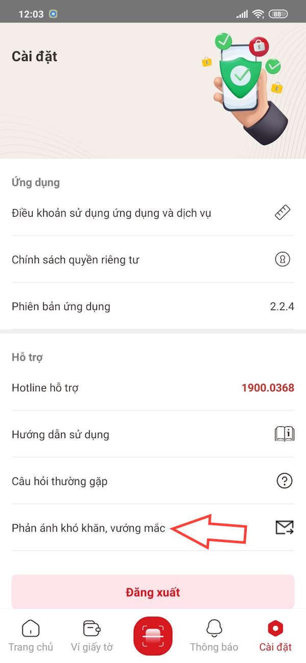 Phản ánh sai thông tin 