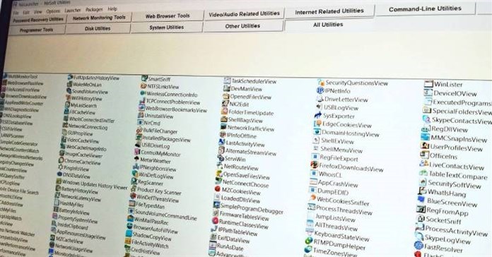 Bộ công cụ Windows portable NirLauncher nằm gọn trên USB có thể thay thế hàng chục ứng dụng khác