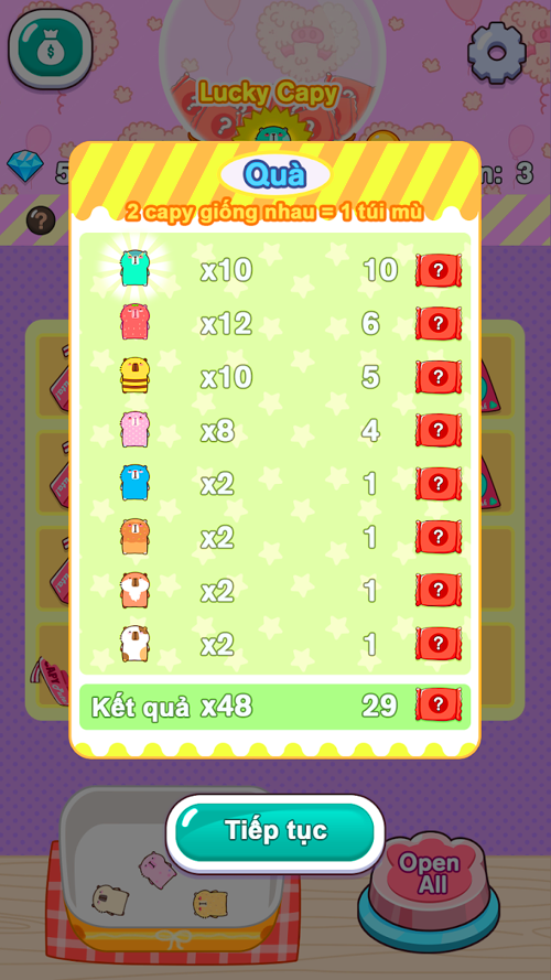 game xé túi mù apk