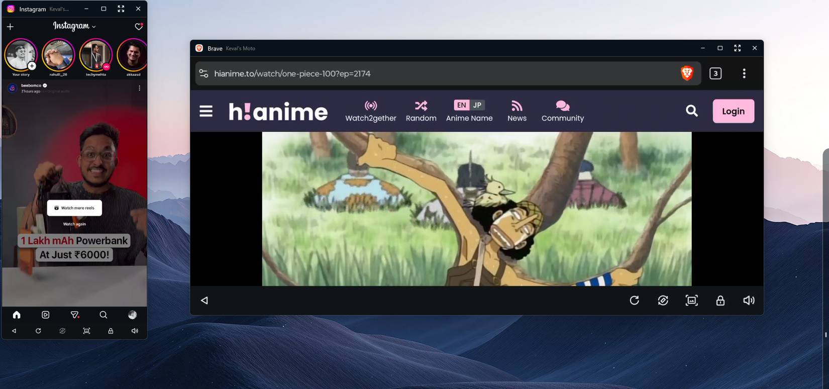 Nhiều cửa sổ trong không gian mở với Smart Connect