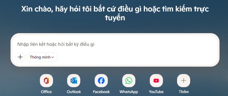 New tab trên Copilot Edge
