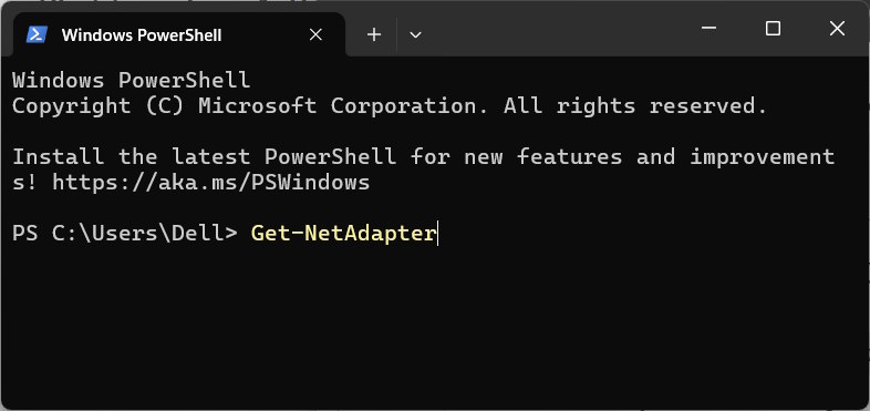 Xem thông tin Network Adapter qua PowerShell