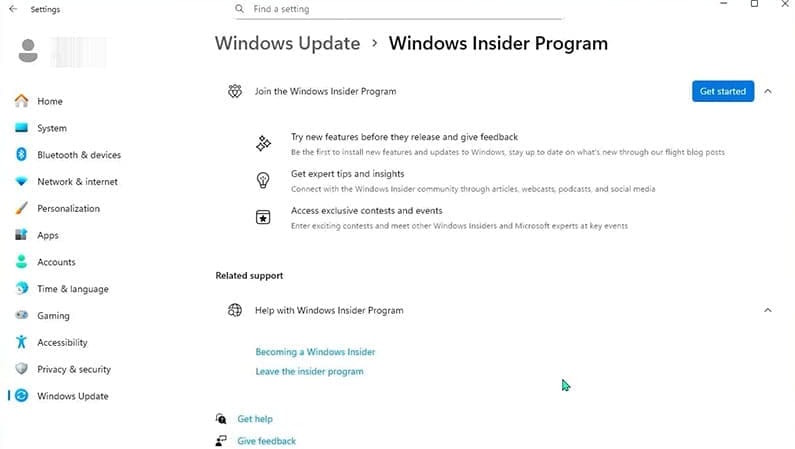 Windows Insider
