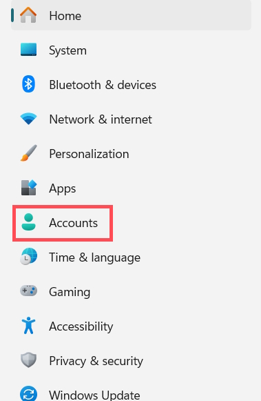 Account trên Windows