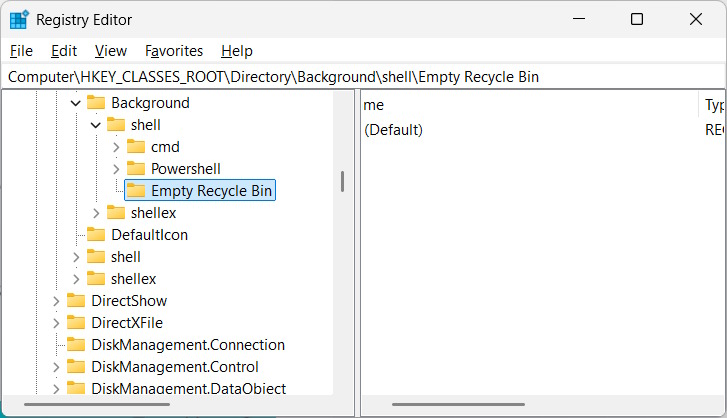 Empty Recycle Bin