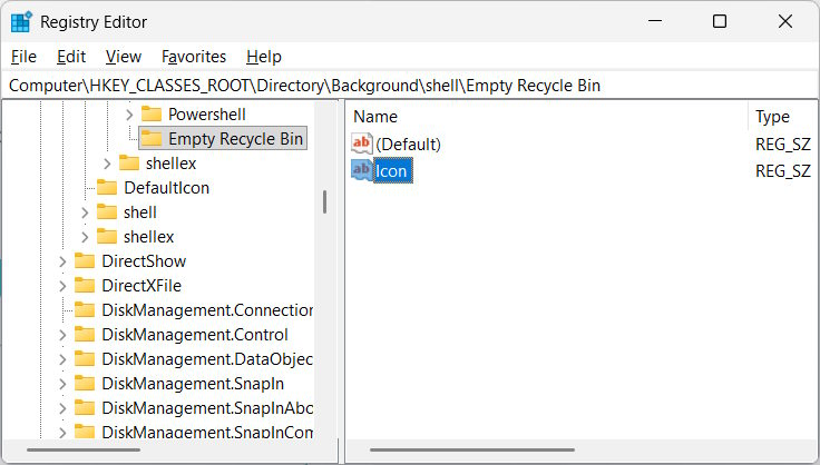 Nhập tên cho giá trị 