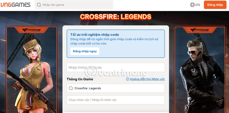 cách đổi code crossfire legends 