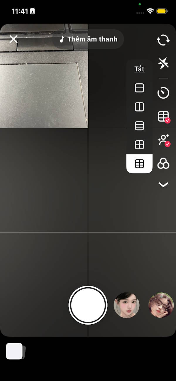 Chọn số lượng ảnh ghép 