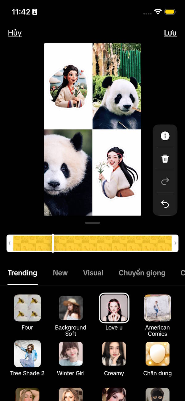 Hiệu ứng ghép ảnh TikTok