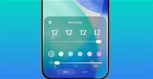 Cách chỉnh Liquid Glass đồng hồ màn hình khóa iPhone