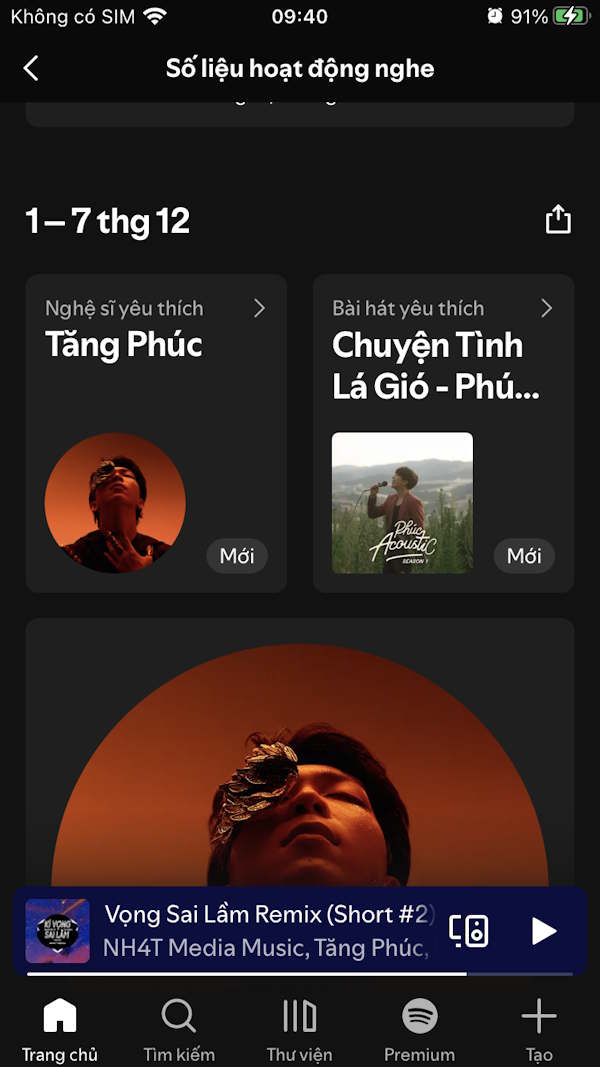 Tuần nghe nhạc Spotify
