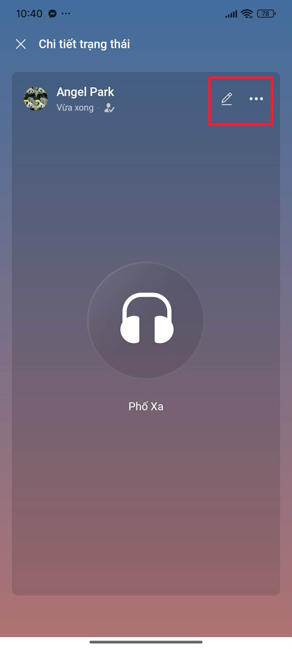 Chỉnh trạng thái Zalo 