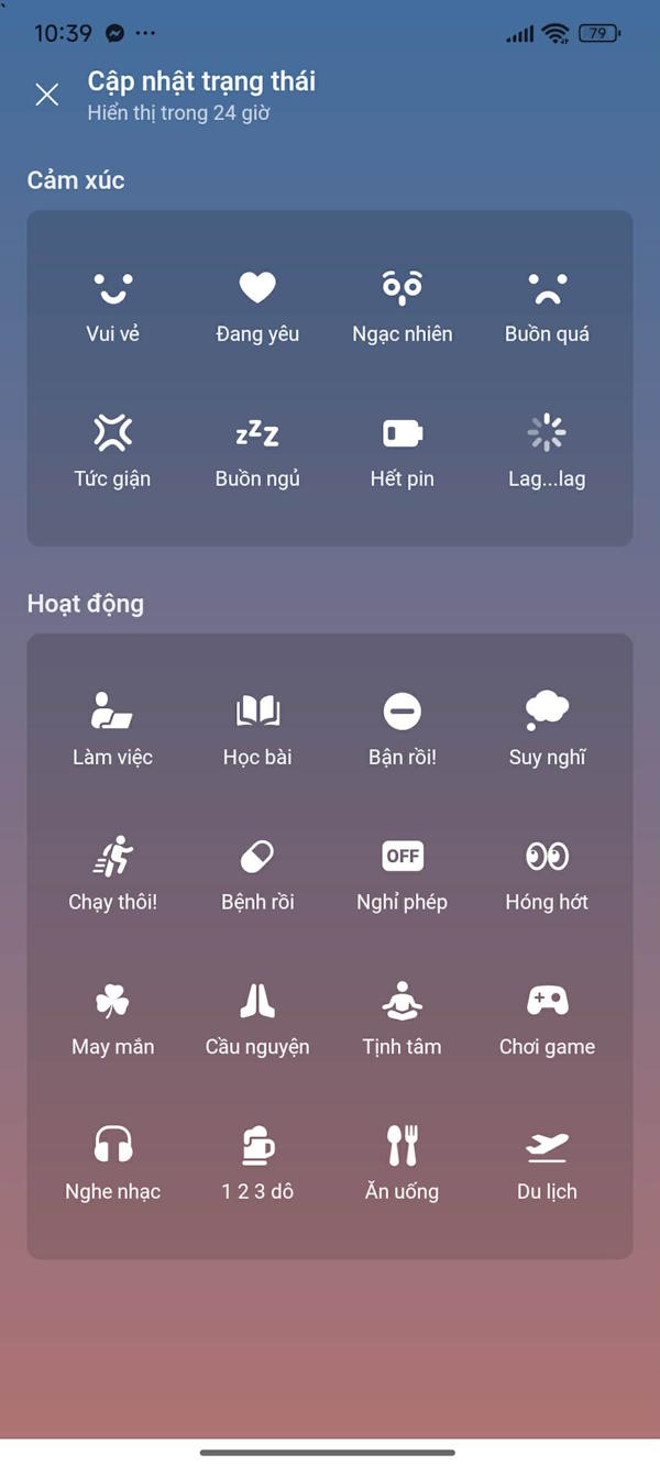 Chọn chủ đề đăng 