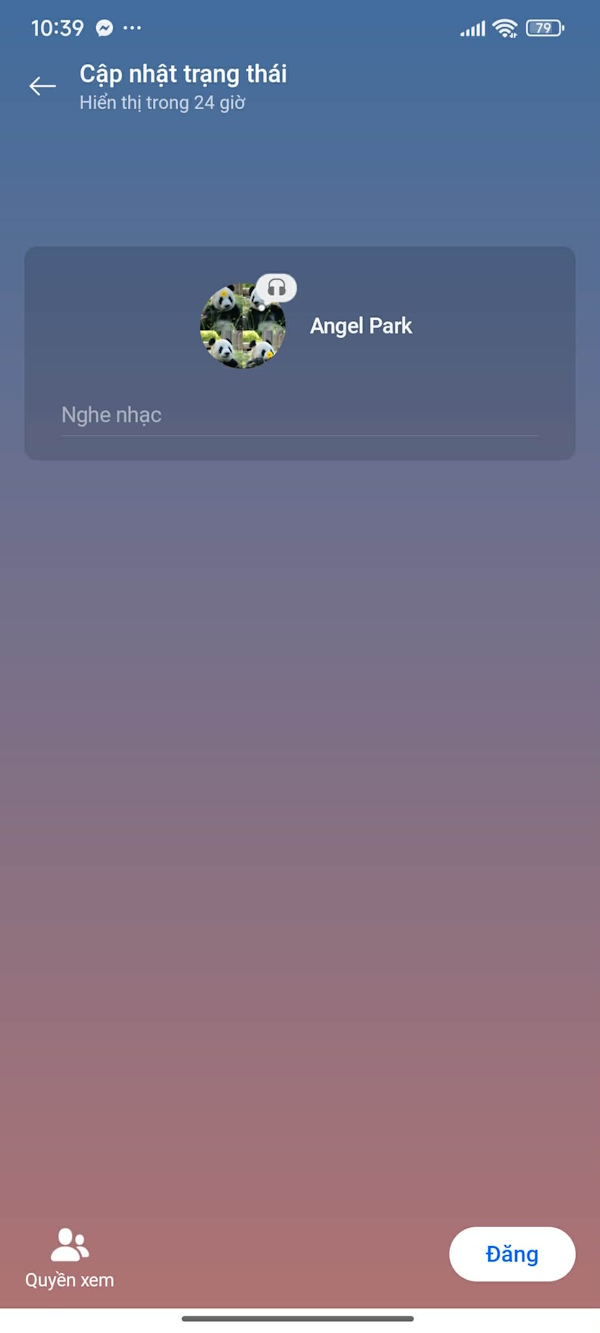 Nội dung trạng thái 