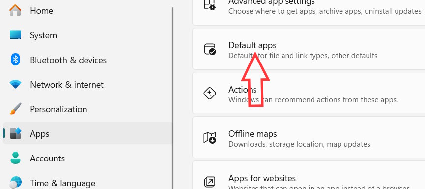 Ứng dụng mặc định Windows