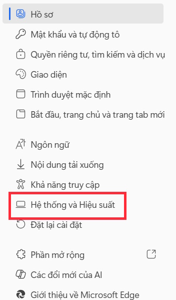 Hệ thống và Hiệu suất Edge
