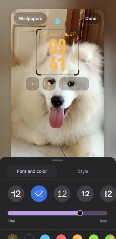 Chỉnh đồng hồ trên điện thoại Samsung