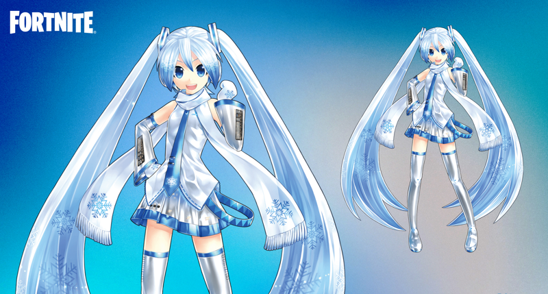 skin snow hatsune miku
