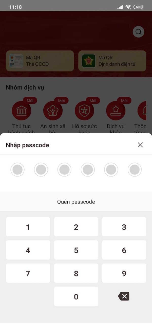 Passcode VNeID