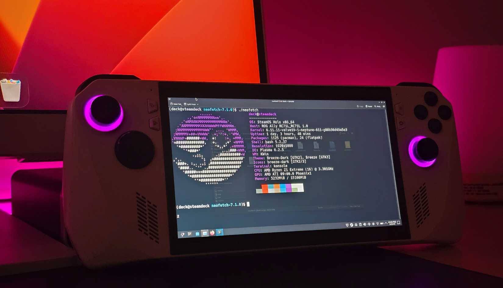 Asus ROG Ally chạy SteamOS
