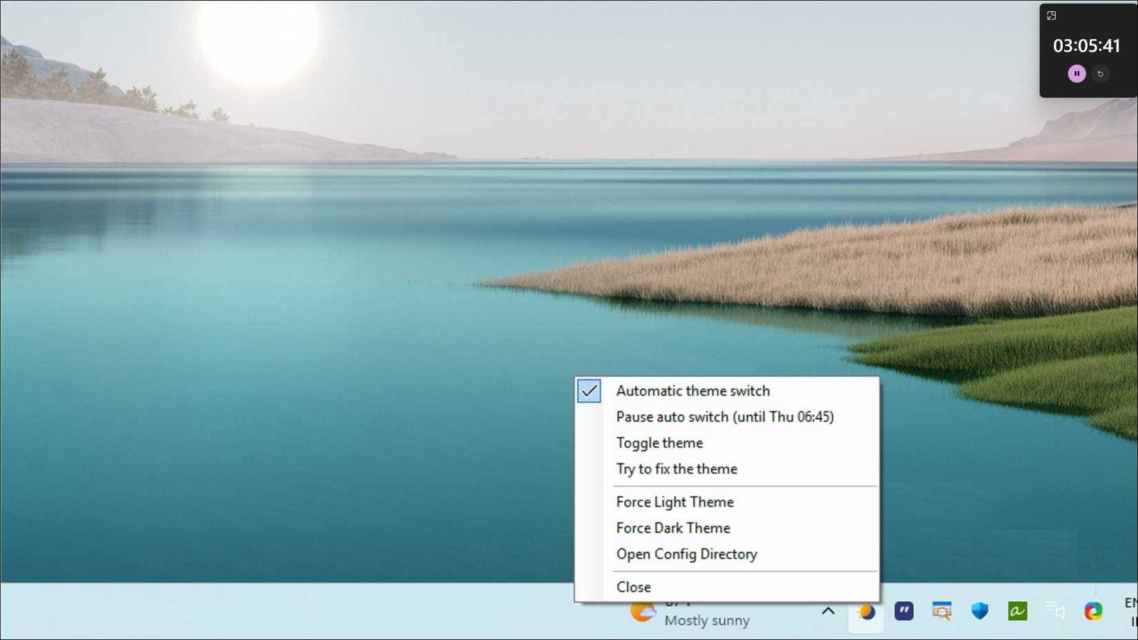 Auto Dark Mode trong Windows 11