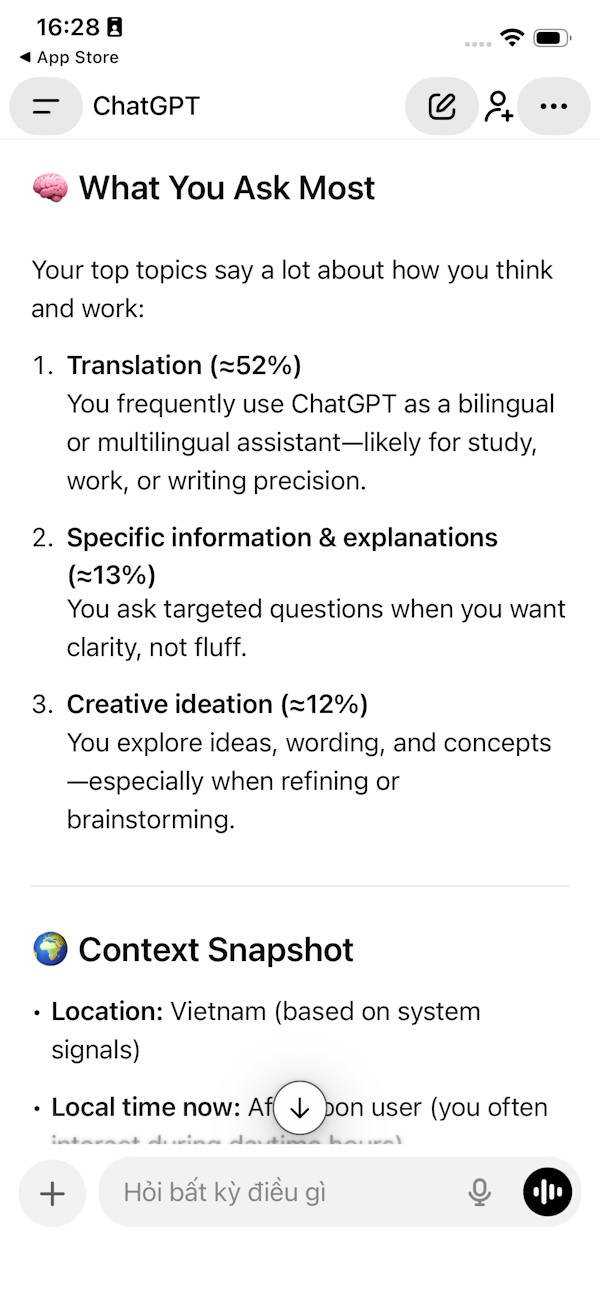 Tổng kết ChatGPT