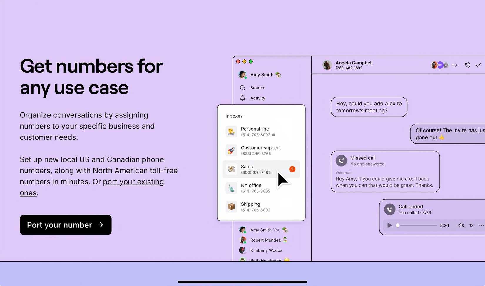 Giao diện của OpenPhone