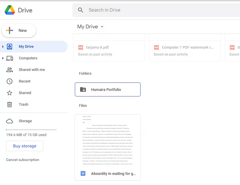 File đã được upload lên