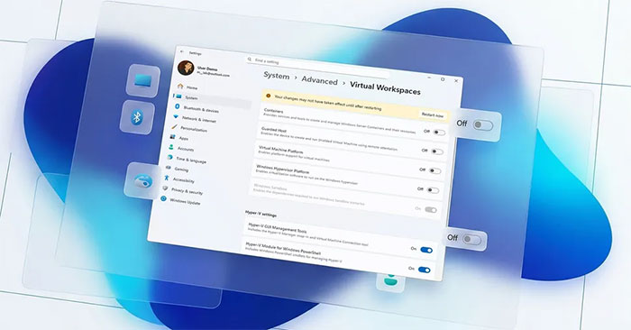 Quant Workspace Cách dùng Virtual Workspaces trên Windows 11 để bật hoặc tắt ảo hóa