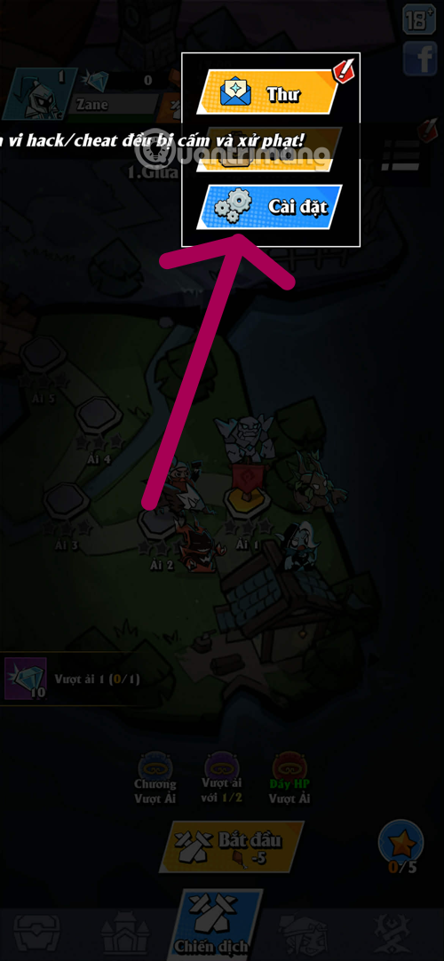 code chiến thần mini