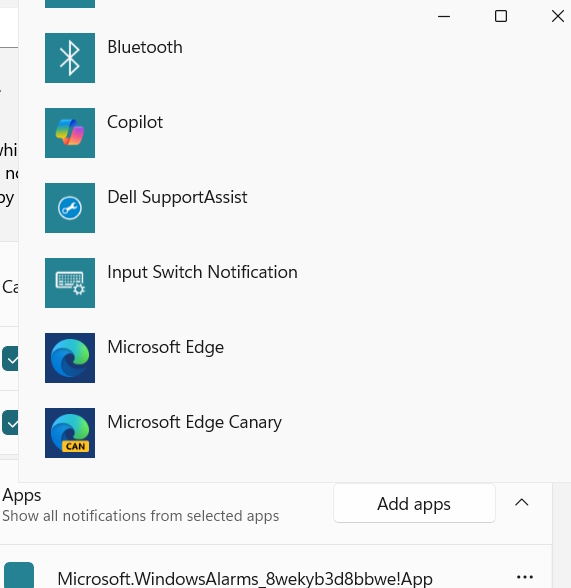 Ứng dụng ưu tiên thông báo Windows 11