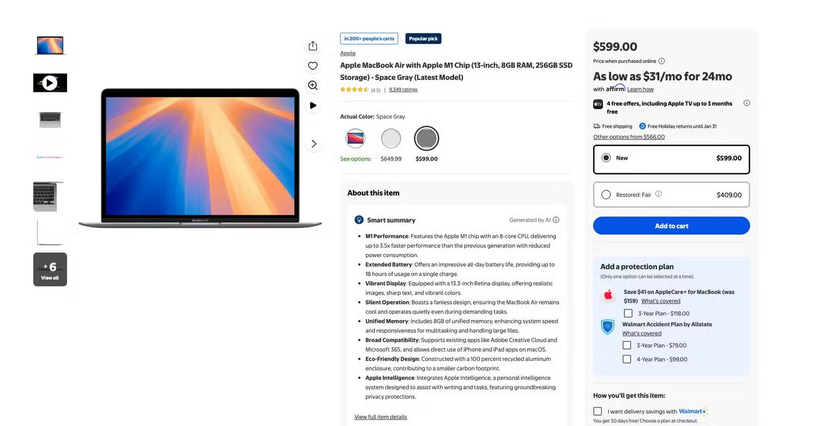 Trang bán MacBook Air M1