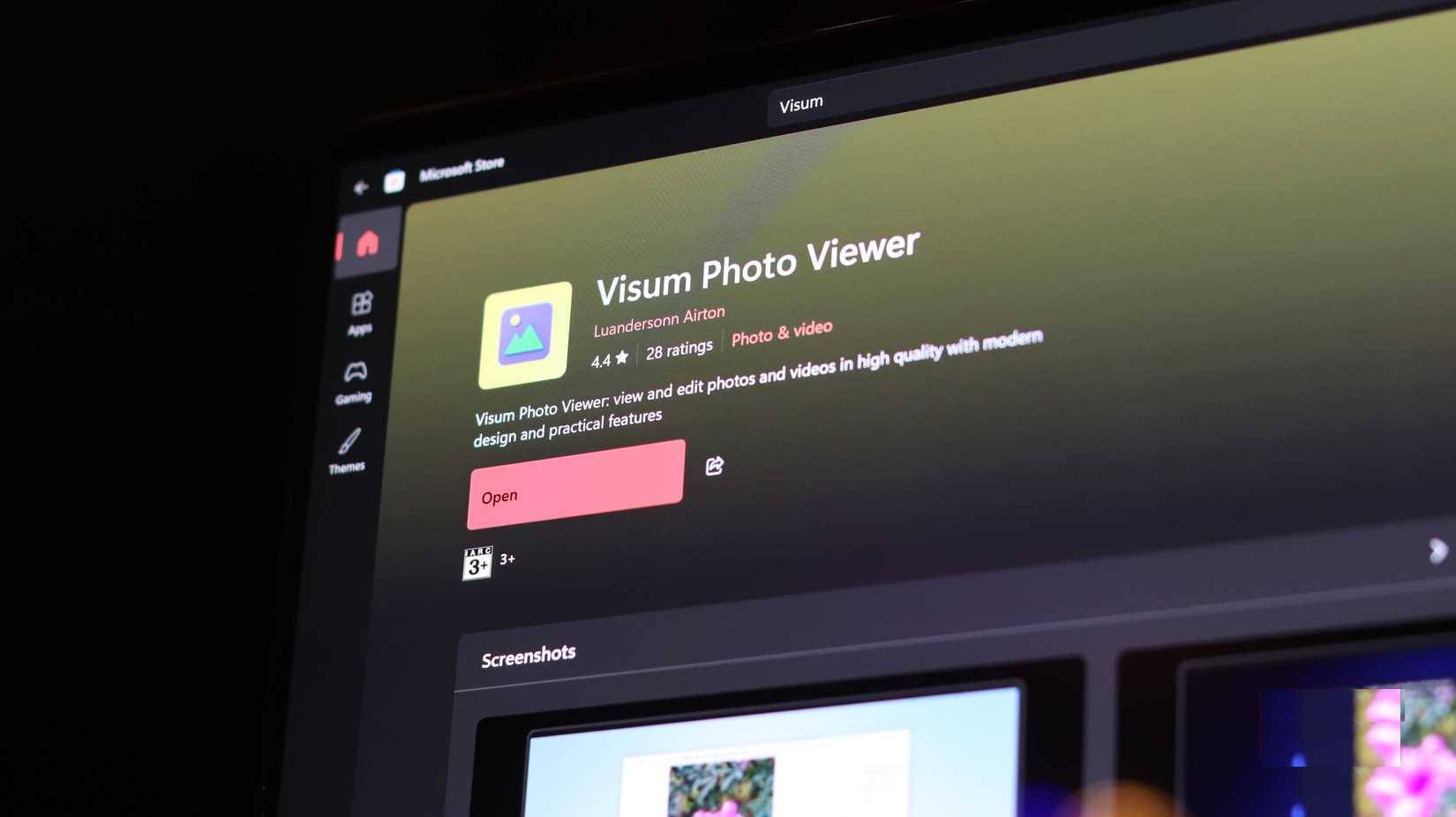 Trang Visum Photo Viewer trên Microsoft Store