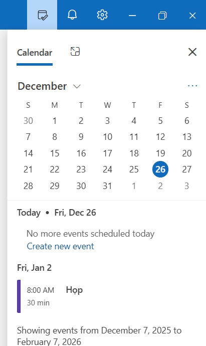 My Day trên Outlook