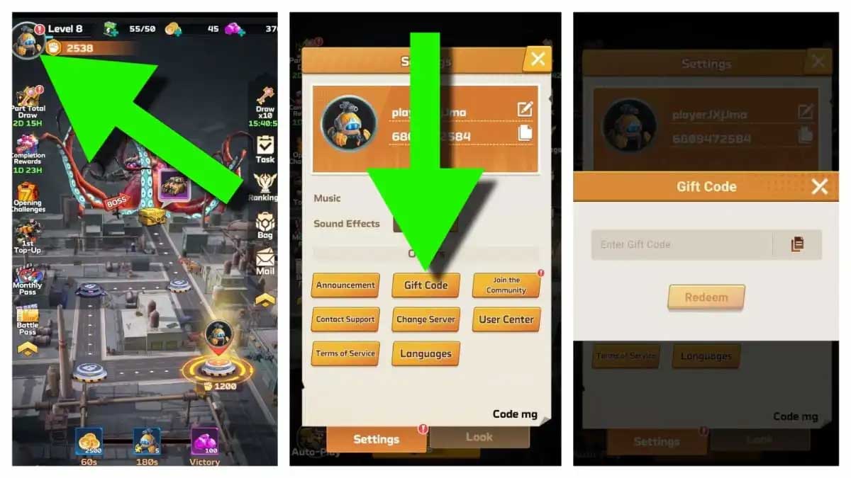 Hướng dẫn đổi code Mech Assemble: Zombie Swarm