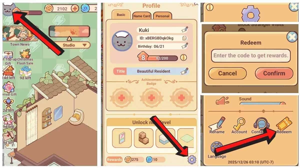 Các bước đổi code My Leisure Time