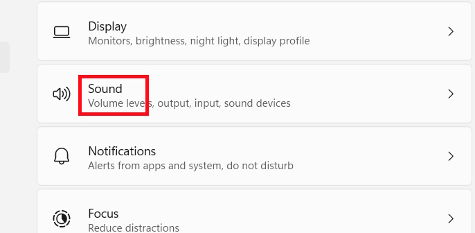 Chỉnh âm thanh Windows 11