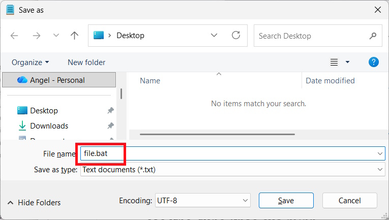 Lưu tập tin .bat mở nhiều ứng dụng cùng lúc
