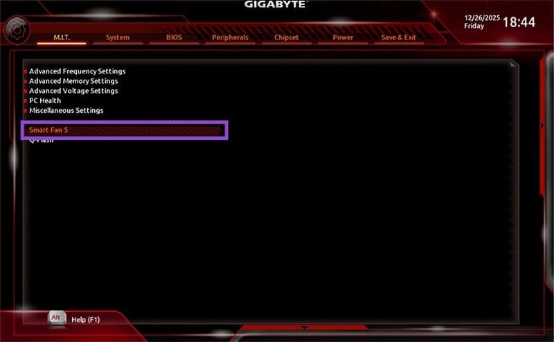 Điều chỉnh tốc độ quạt Windows bằng BIOS/UEFI