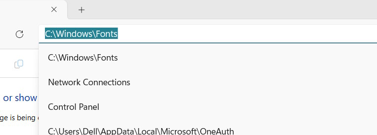 Thư mục font trên máy tính