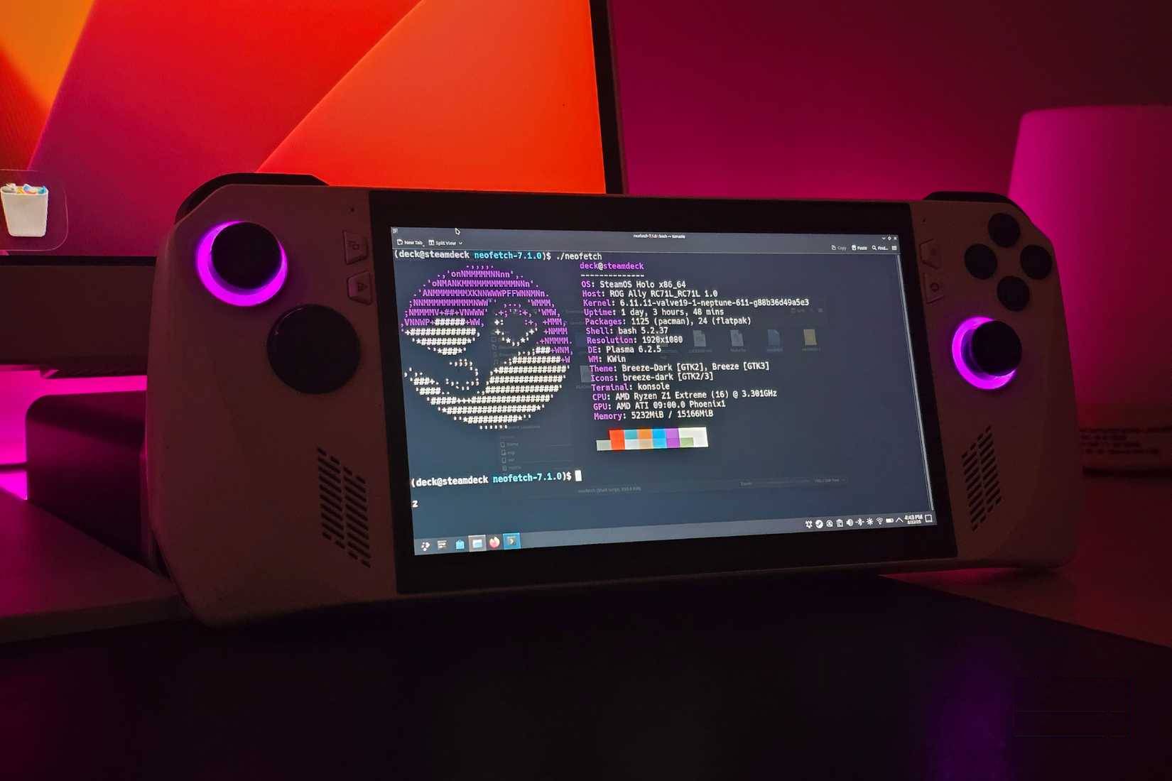 Asus ROG Ally chạy SteamOS