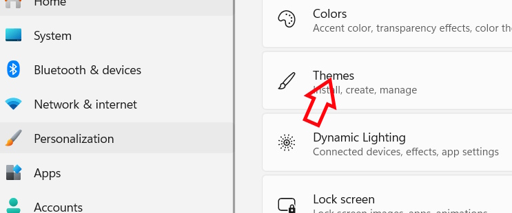 Chỉnh Themes Windows