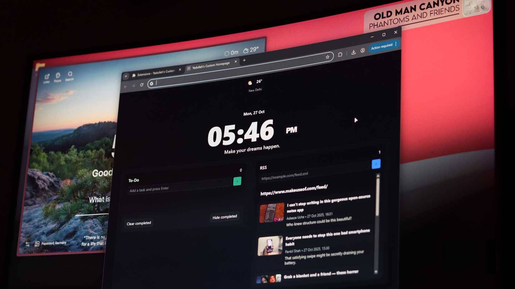 Trang chủ Google Chrome tùy chỉnh trên Windows 11